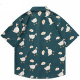 Camiseta de manga corta con diseño de huevo de pato divertido y Weird Core
