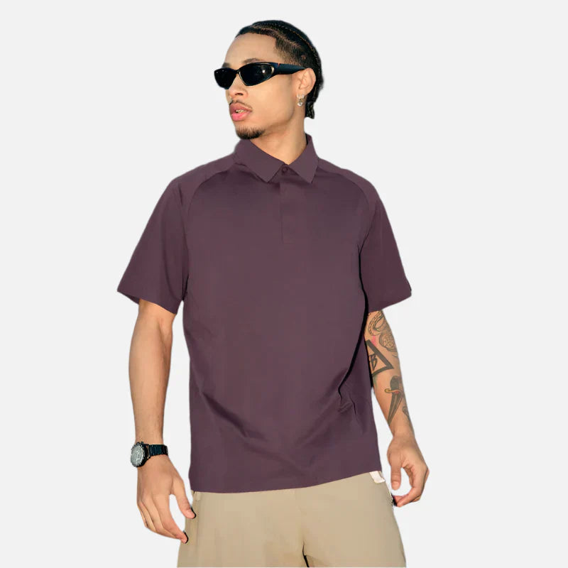 Basic Color Quick Dry Polo T-Shirt