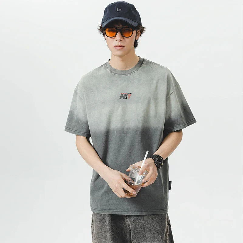 Summer Gradient Oversized T-Shirt