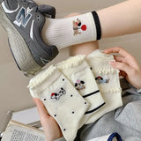 Polka Dot Spring Middle Tube Socks