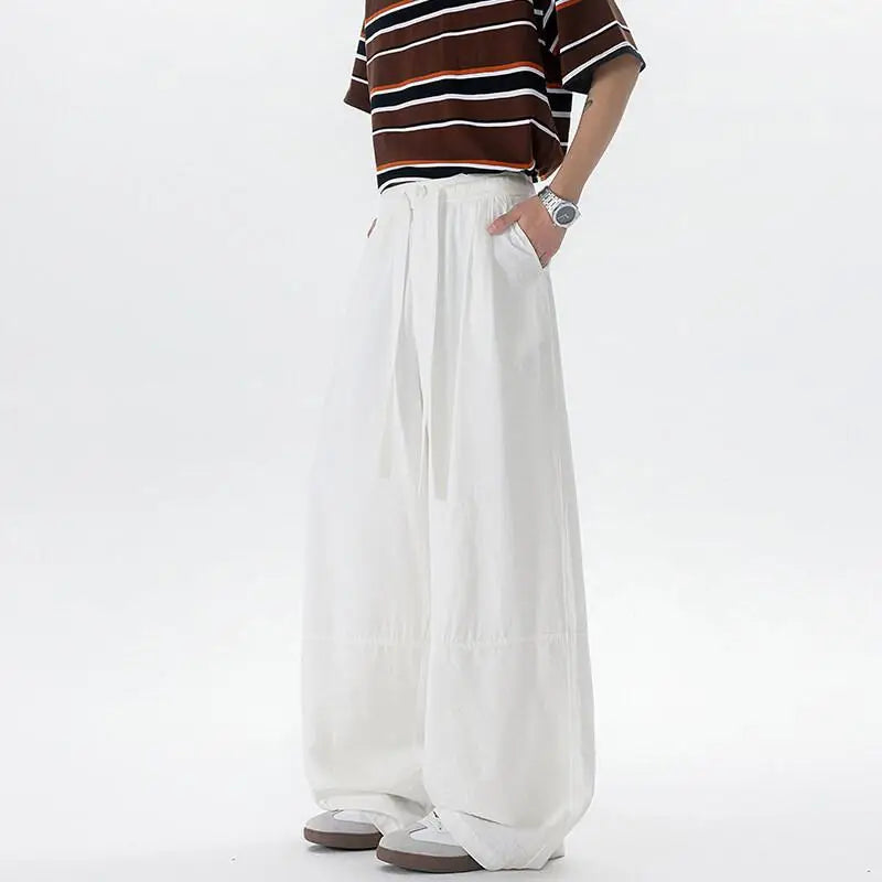 Palazzo Wide Leg Parachute Pants