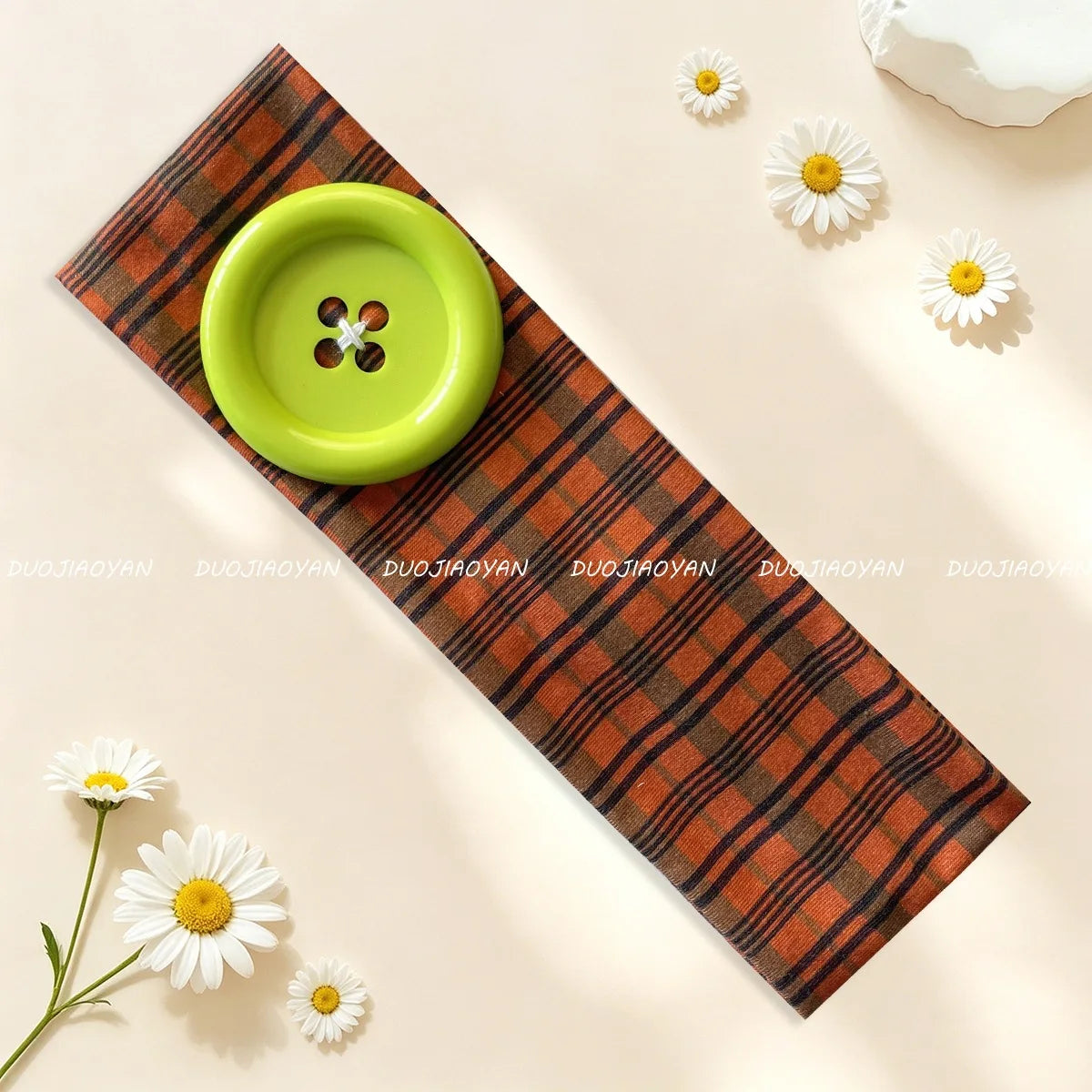 Kawaii Button Headband