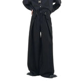 Grunge Pleated Style Pants