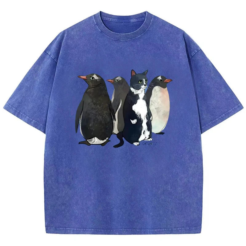 Vintage Washed Imposter Cat T-shirt