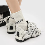 Y2K Punk Skater Girl Colorful Sneakers