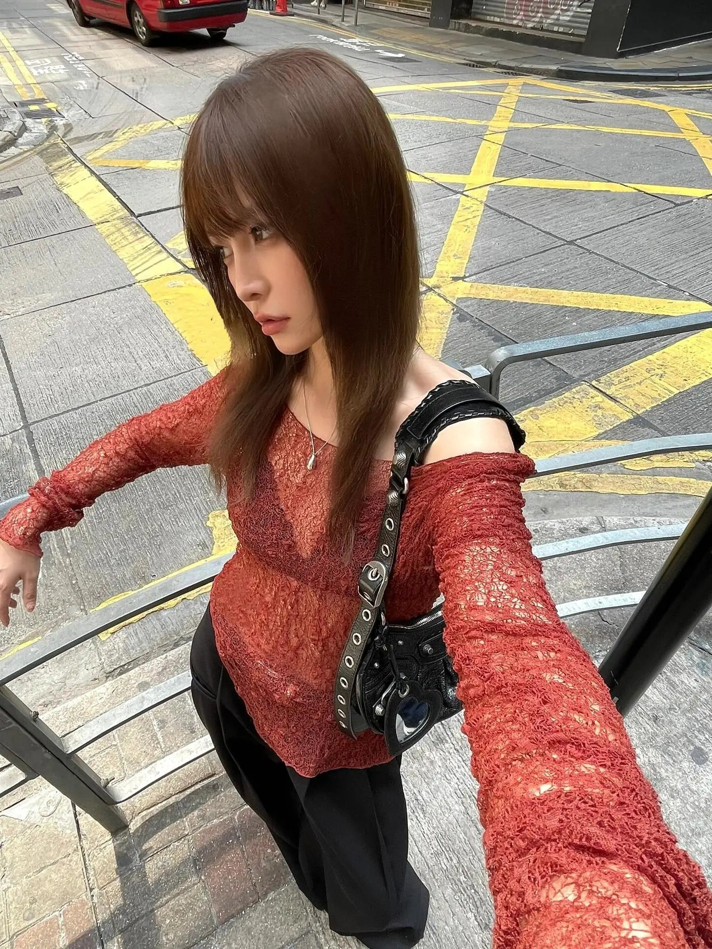 Baddie Lace Sheer Top