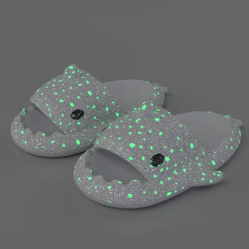 Luminous Sharky Slippers