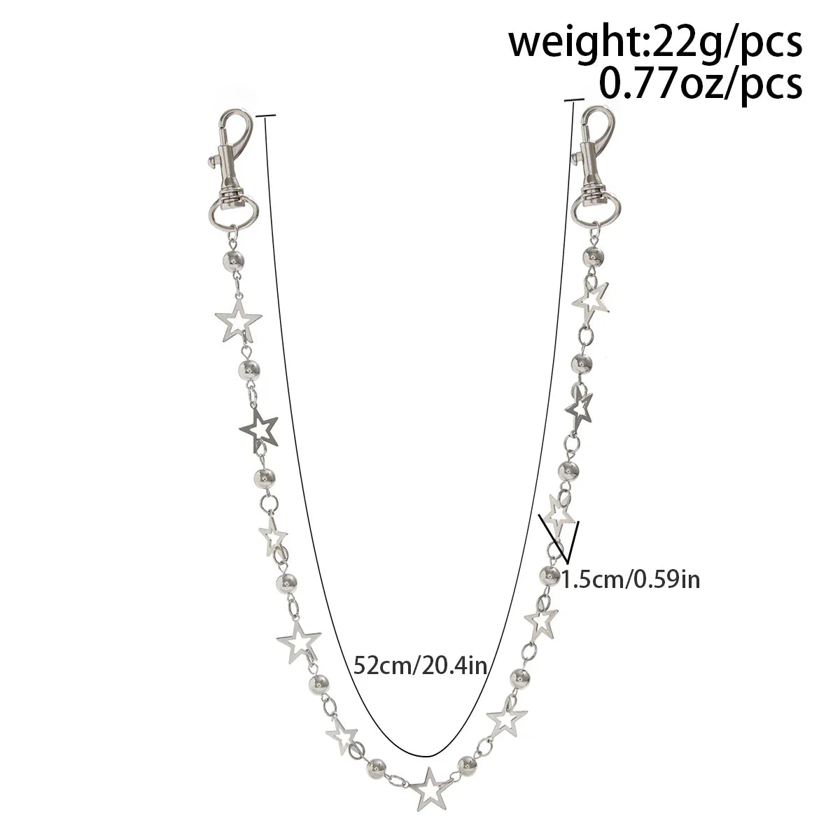 Star Spider Chain For Jeans