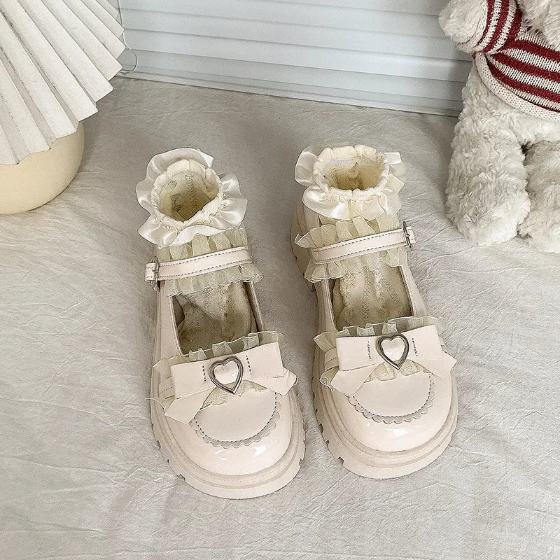 Zapatos Cyberpunk De Color Sólido Para Mujer