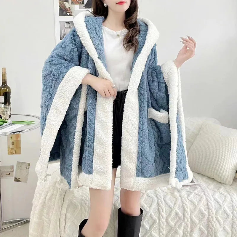 Shawl Household Blanket Hooded