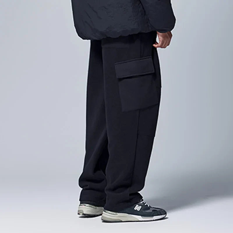 Pantalones de chándal cargo de color liso