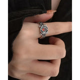Vintage Red Eye Ring