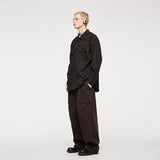 Pantalones cargo de calle de corte alto