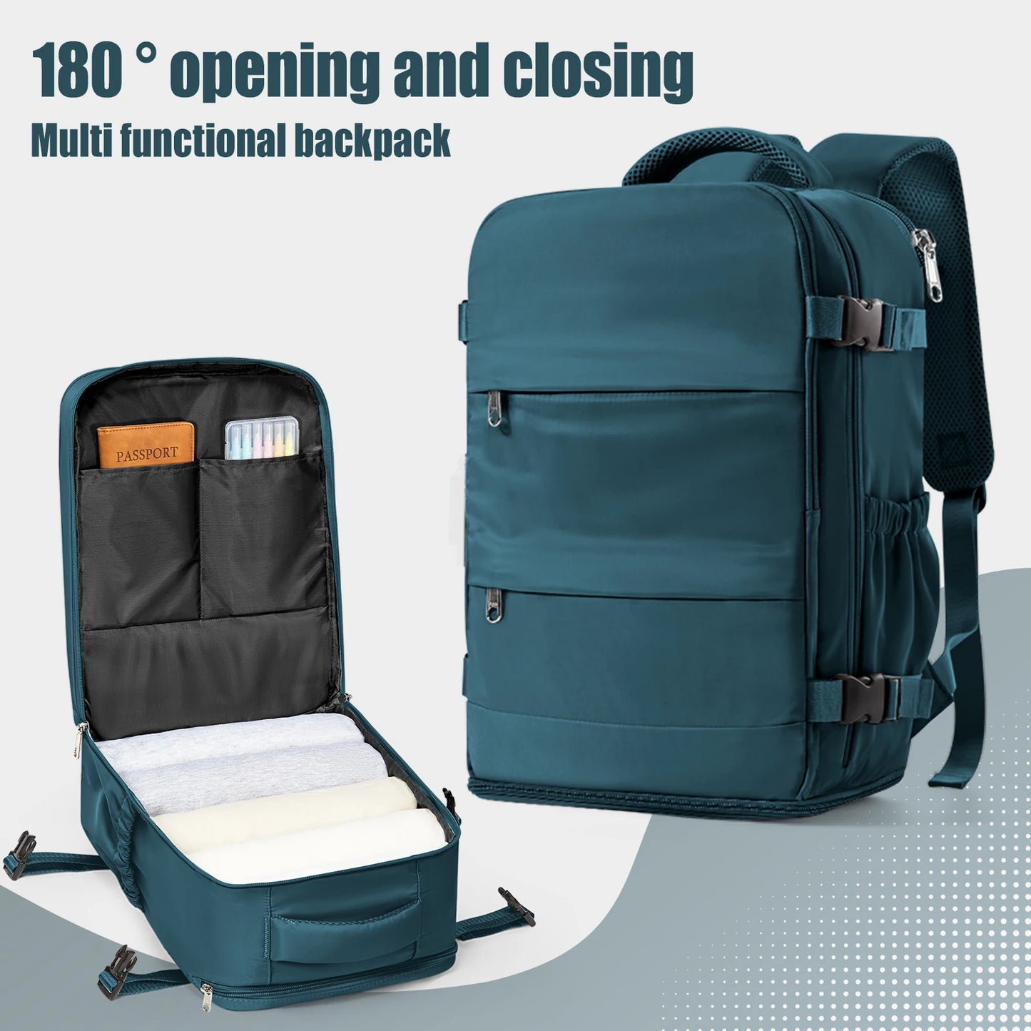 Multi Functional Travel Waterproof Laptop Backpack