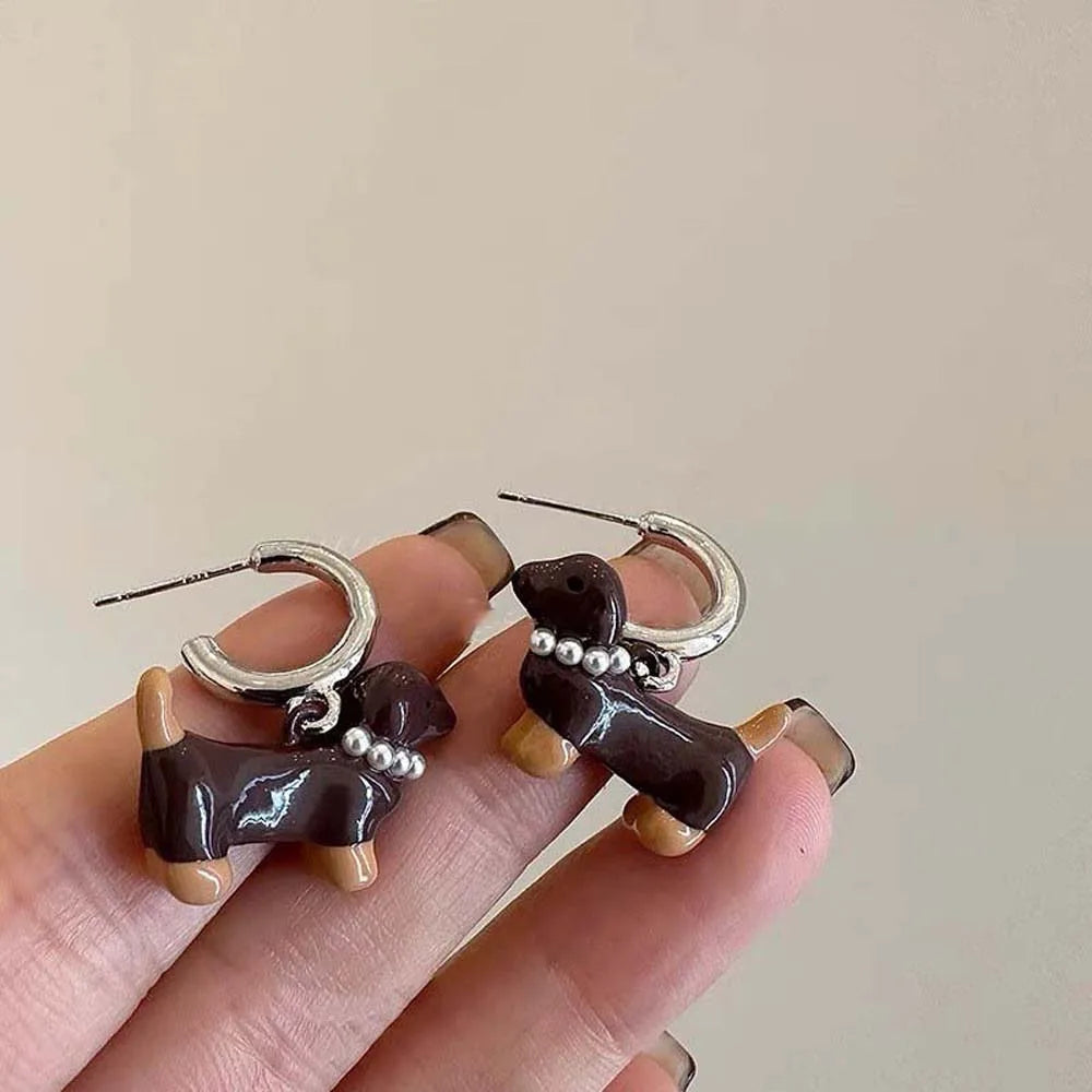 Animal Shaped Cute Dachshund Necklaces