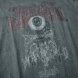 Dark Evil Eye Print Hip T-Shirt