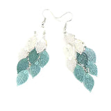 Vintage Hollow Leaves Shiny Earrings