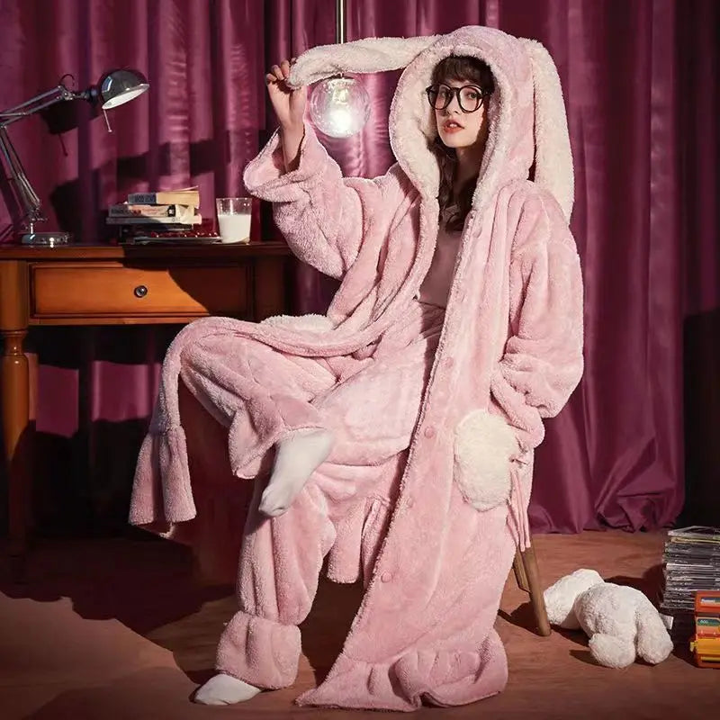 Thickened Oversize Home Wear Cute Pyjamas