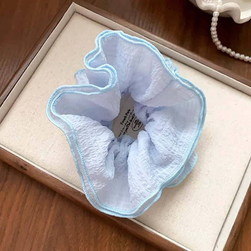 Double Layered Flower Lace Hair Tie