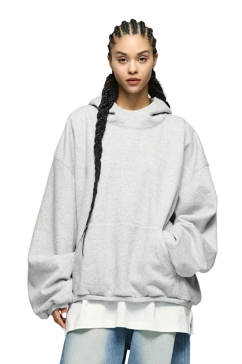 Oversized Autumn Basic Hoodie