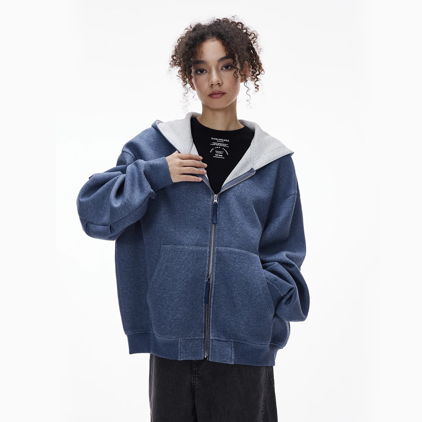 Reversible Zip-Up Hoodie