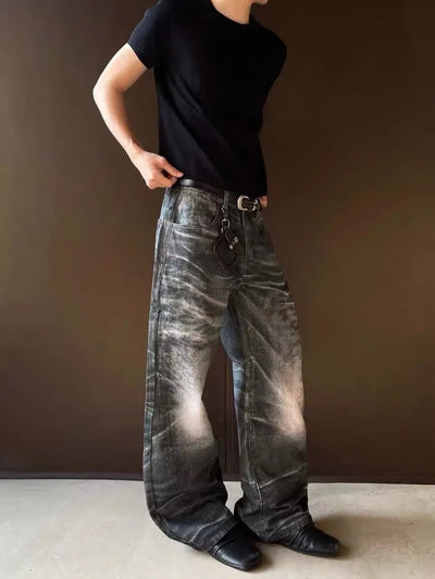 Y2K Low Rise Faded Jeans