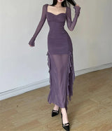 Dark Academia Queen Maxi dress