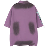 Vintage Spray Painted Dirty Letter T-Shirt