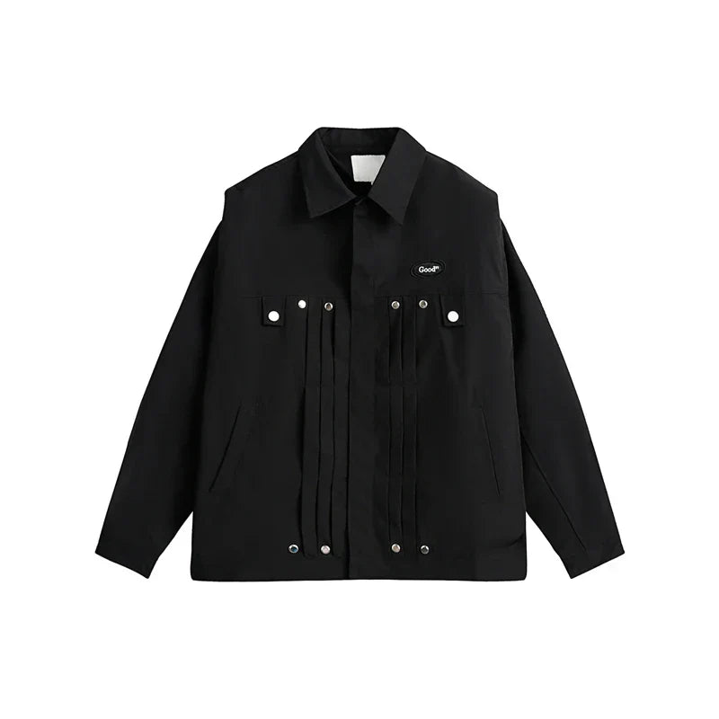 Boxy Fit Pocket Varsity Jacket