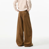 Wide Leg Korean Corduroy Pants