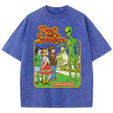 Alien Cartoon Casual T-shirt