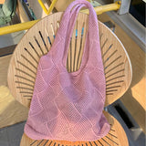 Retro Handgefertigte Häkeltasche für Damen