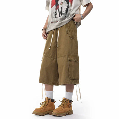 Weite Cargo-Jorts mit lockerem Schnitt