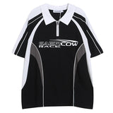 Retro Patchwork Hip Hop Oversized T-Shirt