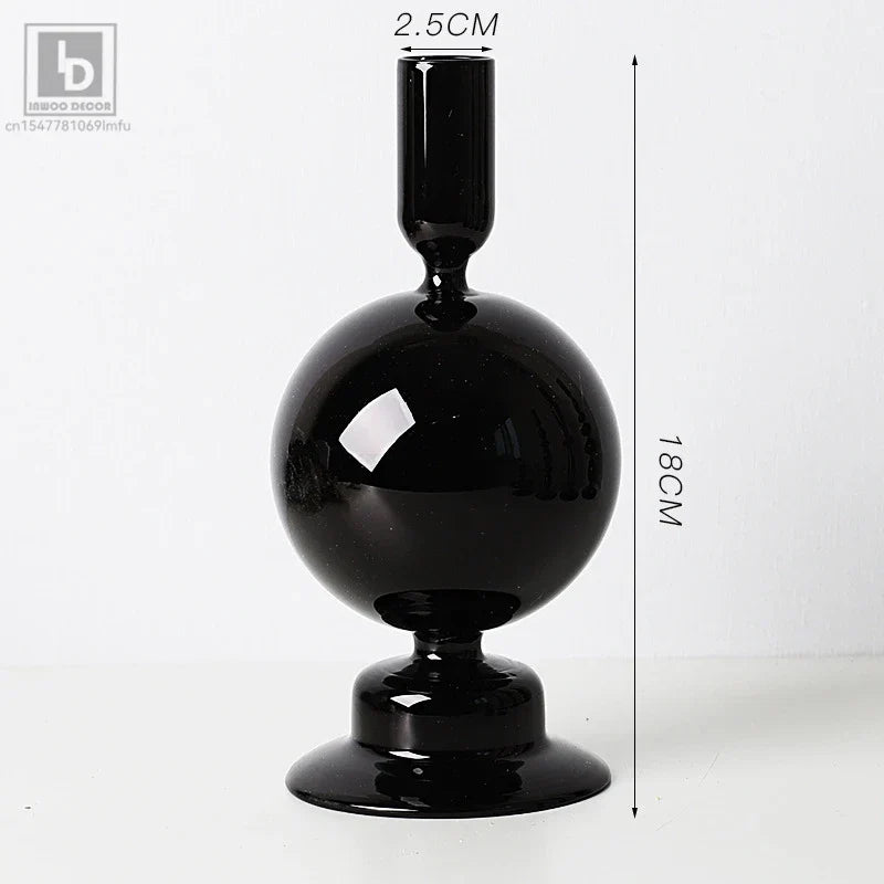 Blue Candle Holder Vase