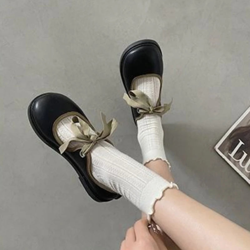 Coquette Mary Bow Knot Shoes