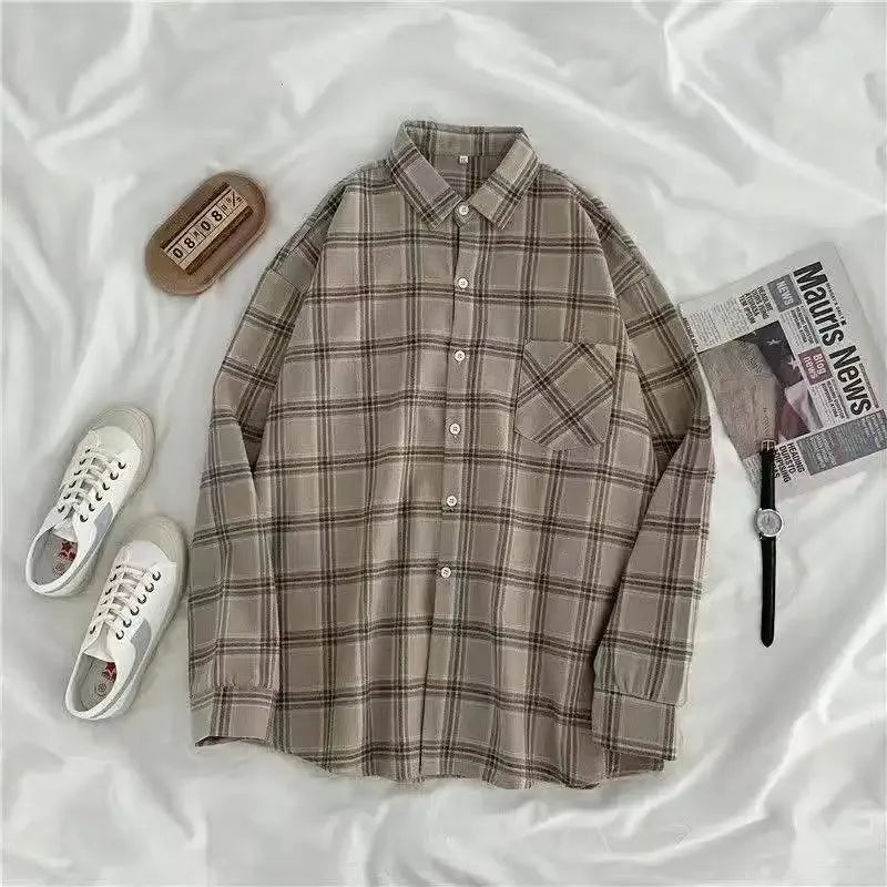 Plaid Shirt Women Long Sleeve