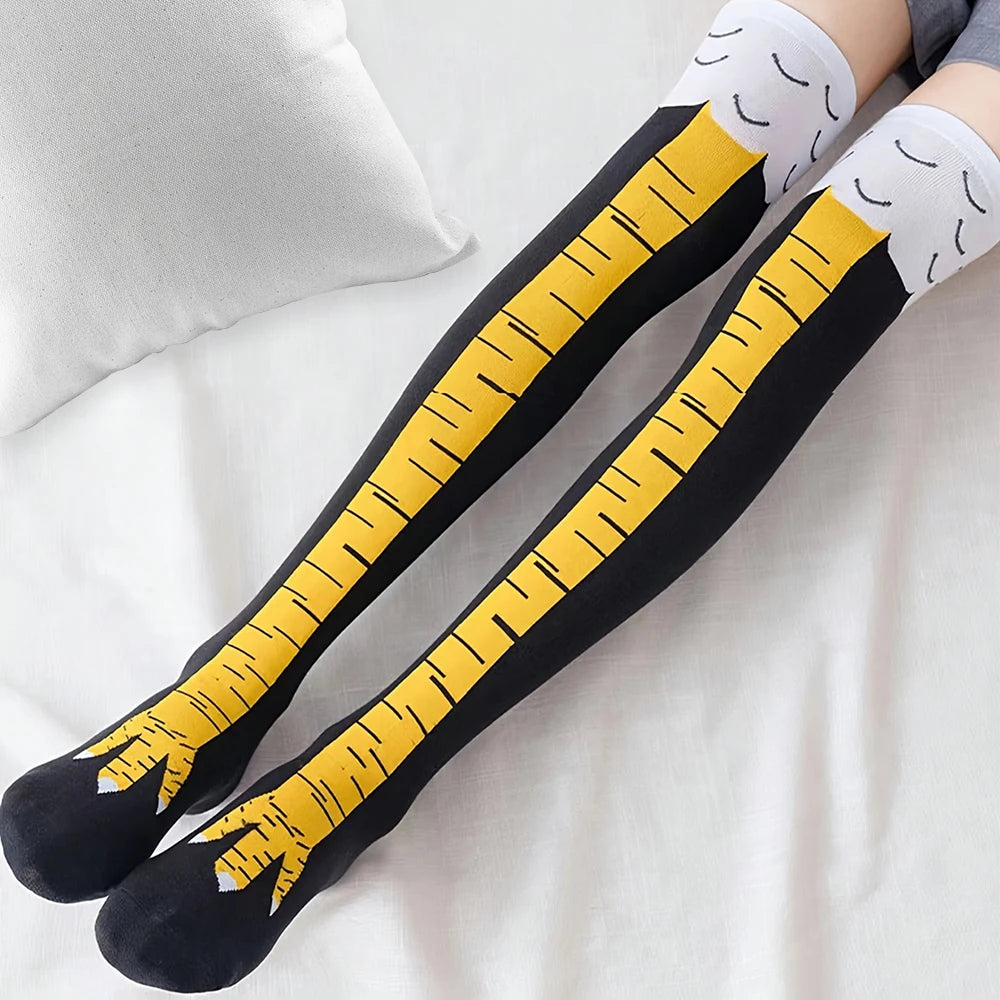 Funny Chicken Knee-High Socks