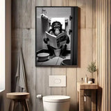 Monkey And Book Poster