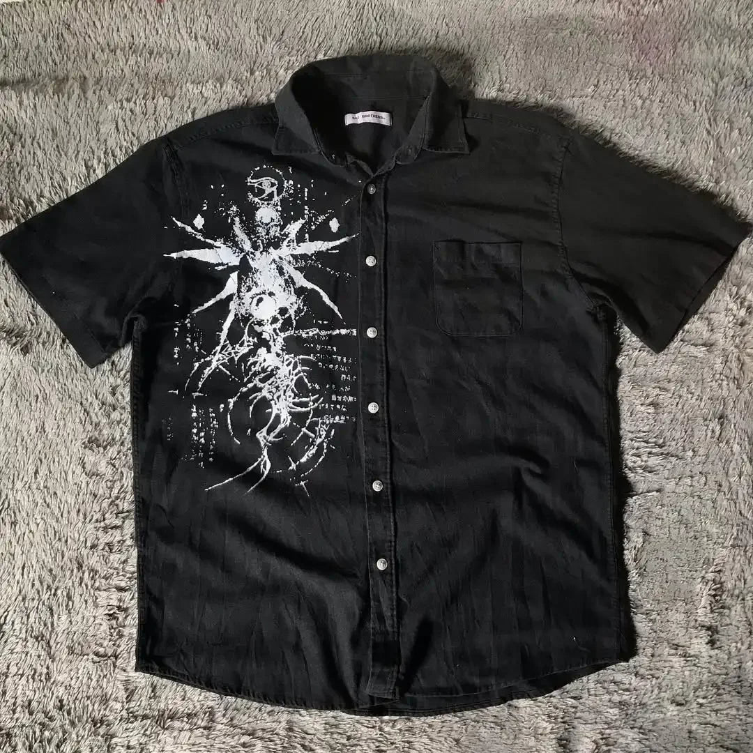 Y2K Gothic Tribial Shirt