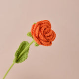 Single Bouquet Hand-Knitted Crochet Flower