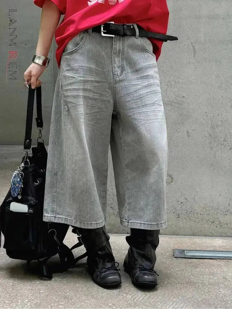 Y2K Ultra-Wide Denim Jorts