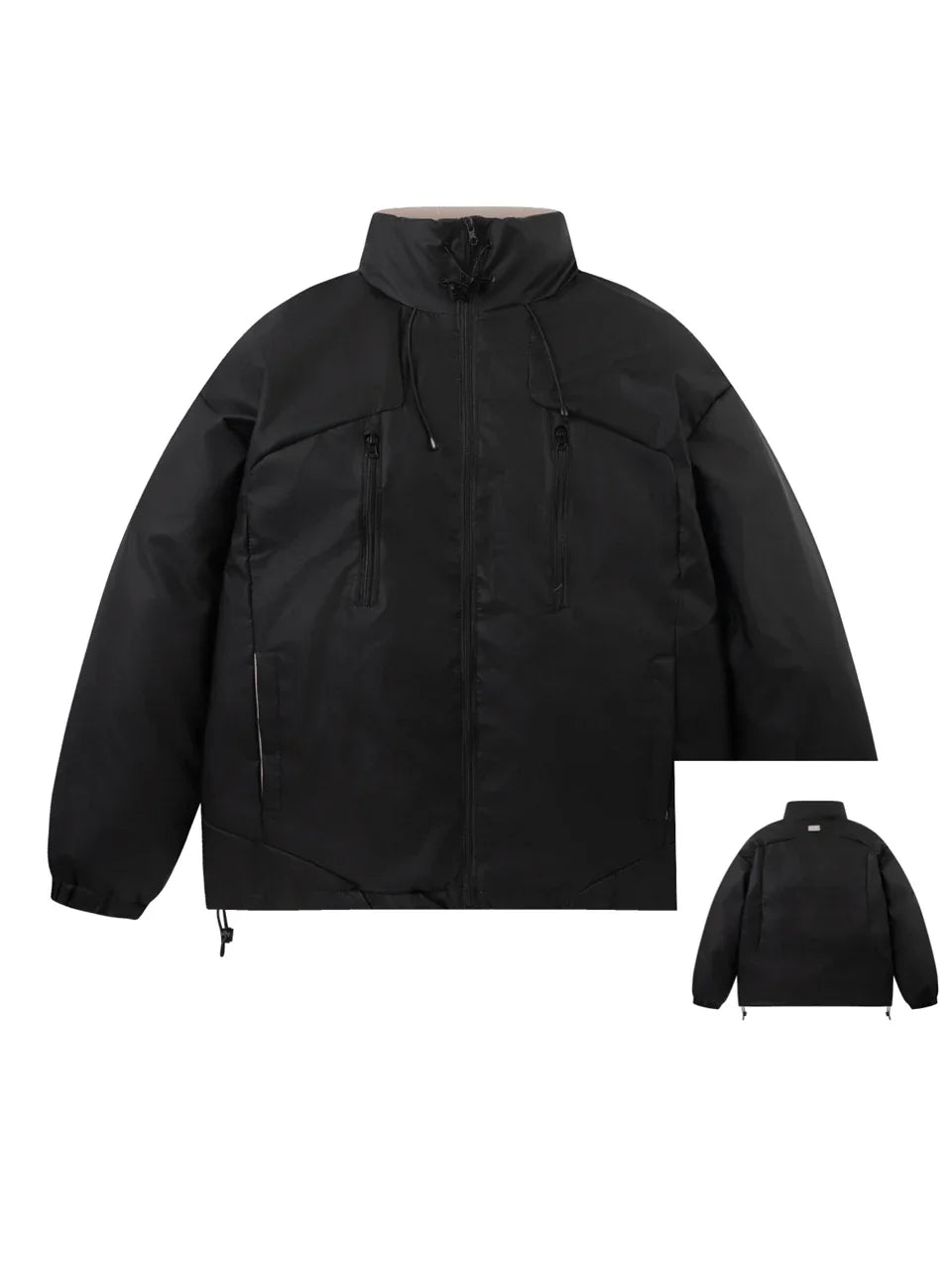 Heavy High Collar Winter Puffer Jacket