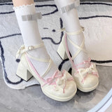 Lolita Coquette Chunky High Heels