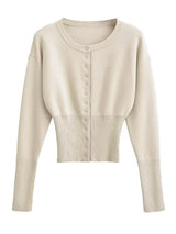 Corporate Girlie Ribbed Cardigan