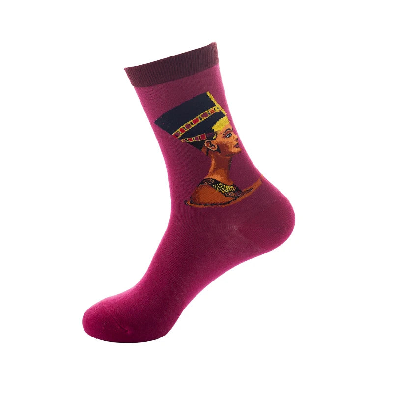 Classic Famous Art Cotton Socks