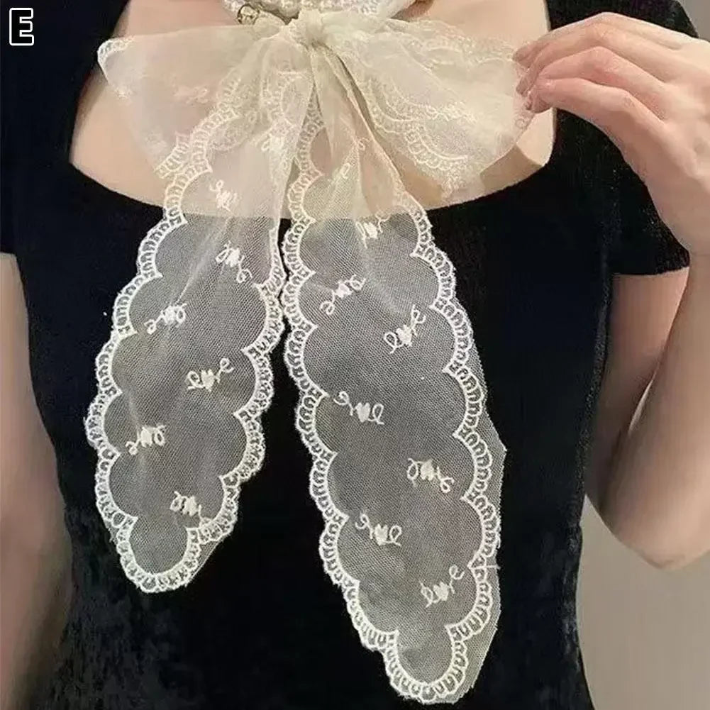 Bow Soft Girl Headscarf