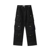 Retro Camouflage Wide Leg Cargo Pants