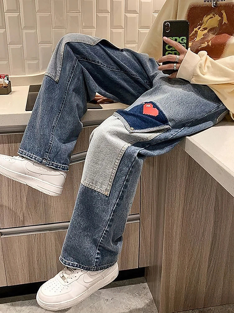 Heart Oversize Jeans