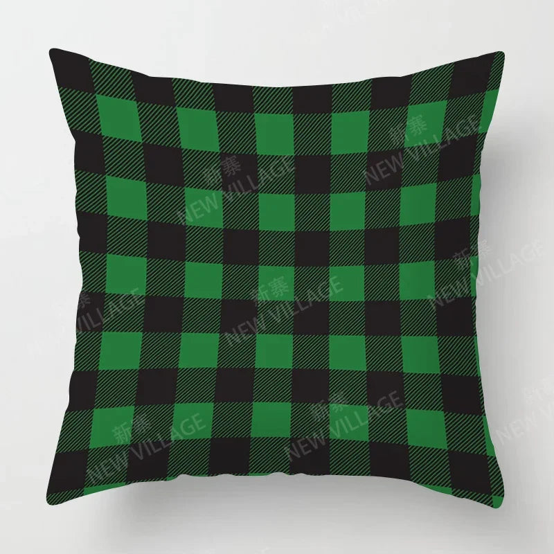 Simple Checkered Pillowcase